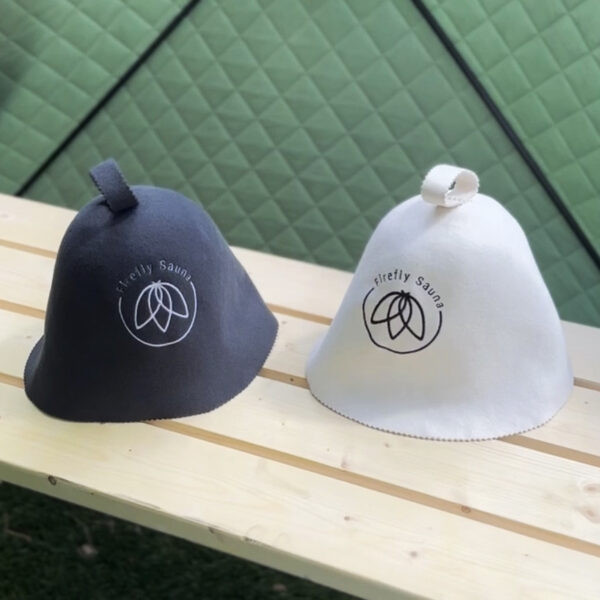 The FireFly Sauna hat helps prevent overheating symptoms such as nausea and dizziness.